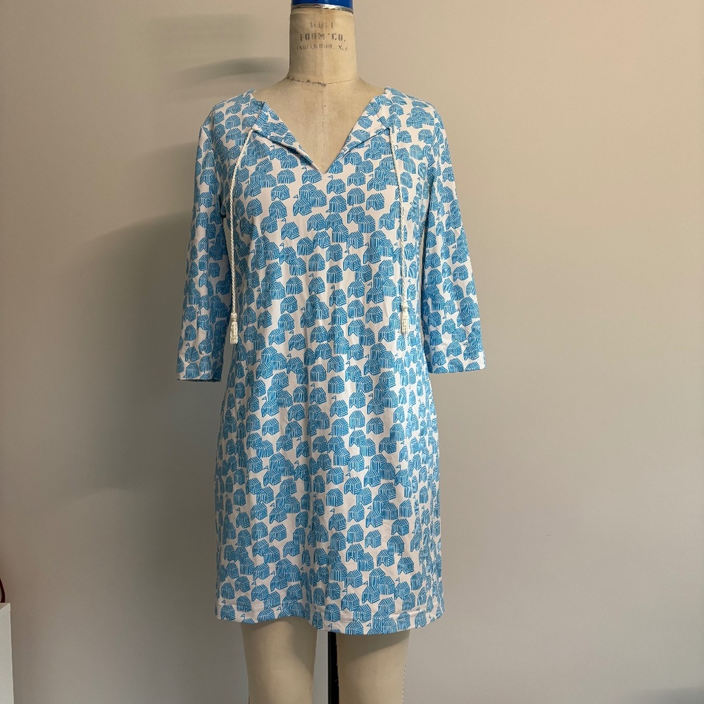 Persifor Blue Dress 3\4 Sleeve